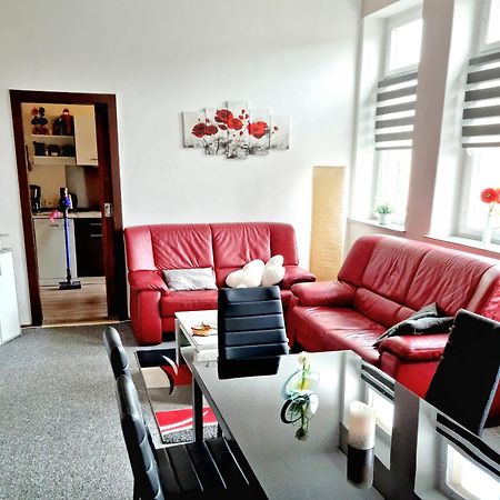 Ferienwohnung "Blick Mylau" - Naehe Freizeitpark Plohn & Weltgroesster Ziegelsteinbruecke Reichenbach im Vogtland Eksteriør bilde