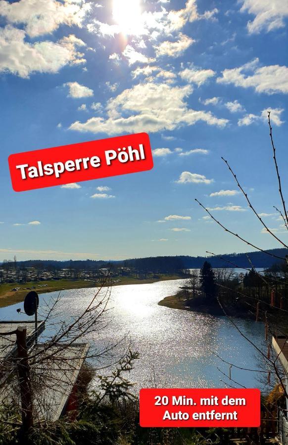 Ferienwohnung "Blick Mylau" - Naehe Freizeitpark Plohn & Weltgroesster Ziegelsteinbruecke Reichenbach im Vogtland Eksteriør bilde