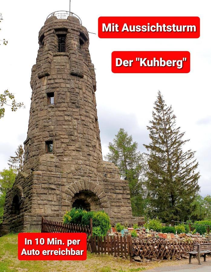 Ferienwohnung "Blick Mylau" - Naehe Freizeitpark Plohn & Weltgroesster Ziegelsteinbruecke Reichenbach im Vogtland Eksteriør bilde