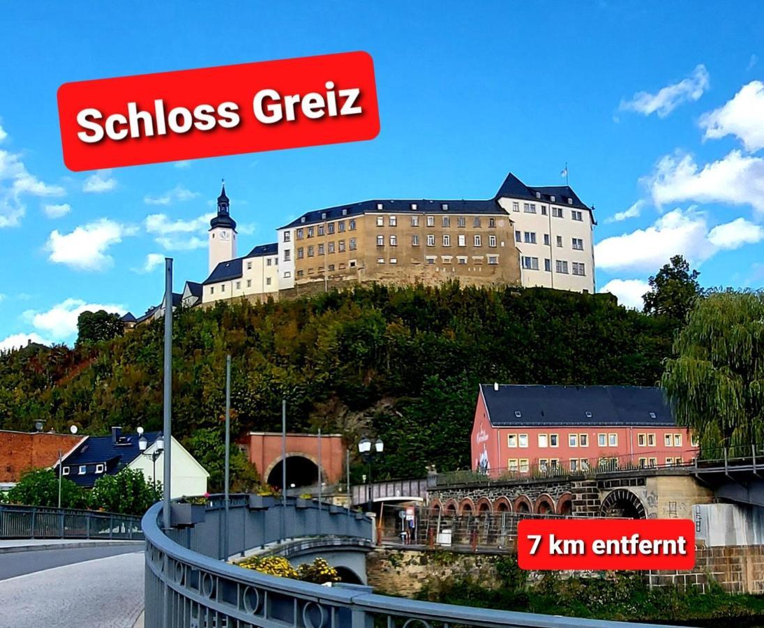 Ferienwohnung "Blick Mylau" - Naehe Freizeitpark Plohn & Weltgroesster Ziegelsteinbruecke Reichenbach im Vogtland Eksteriør bilde