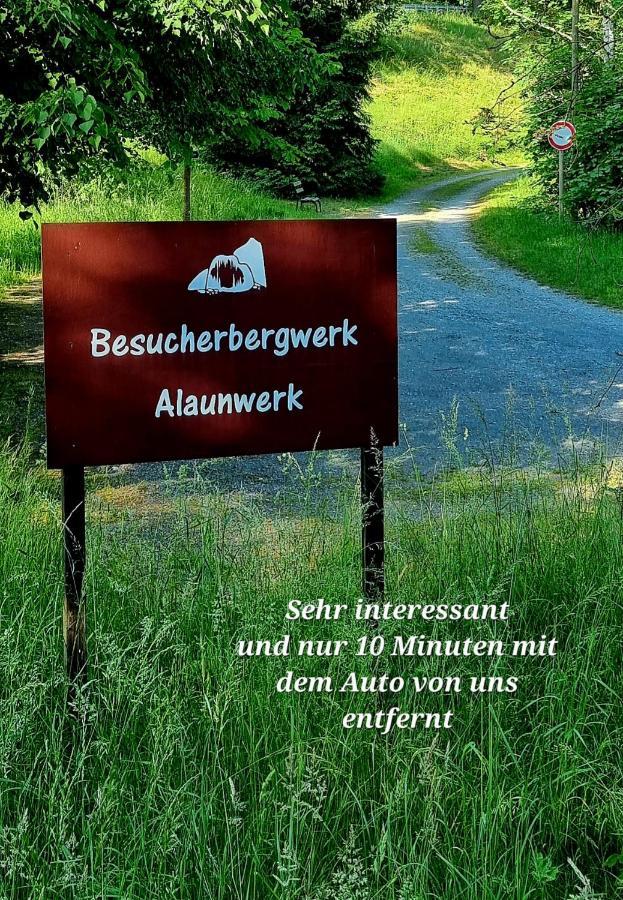 Ferienwohnung "Blick Mylau" - Naehe Freizeitpark Plohn & Weltgroesster Ziegelsteinbruecke Reichenbach im Vogtland Eksteriør bilde