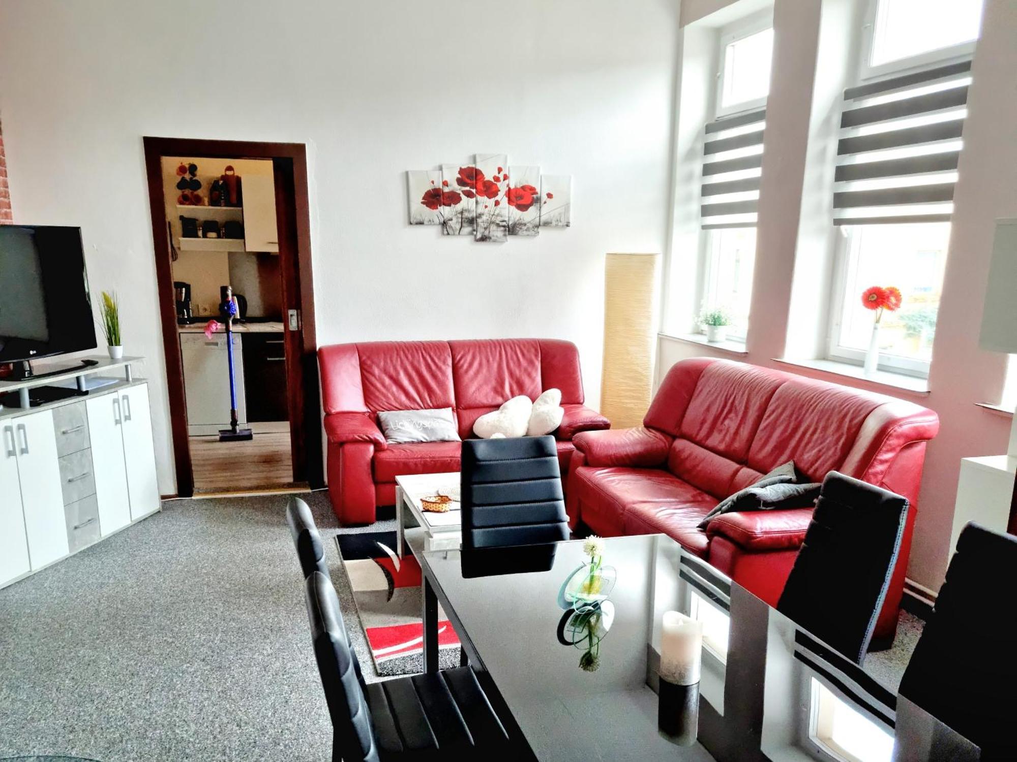 Ferienwohnung "Blick Mylau" - Naehe Freizeitpark Plohn & Weltgroesster Ziegelsteinbruecke Reichenbach im Vogtland Eksteriør bilde
